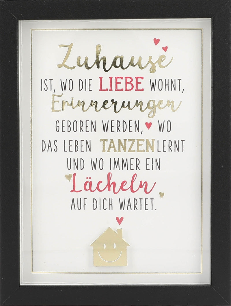 Zuhause ist, wo die Liebe wohnt, ... Depesche
