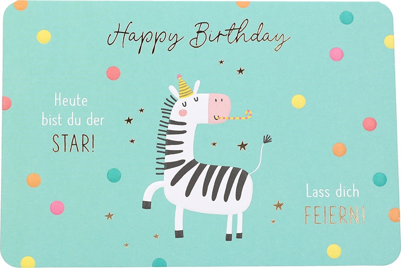Happy Birthday Heute bist du der Star!.. Depesche