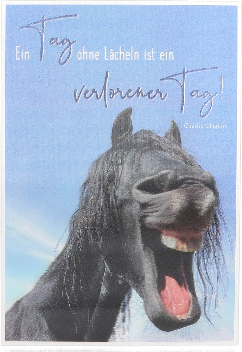 Ein Tag ohne Lächeln ist ein verlorener. Depesche