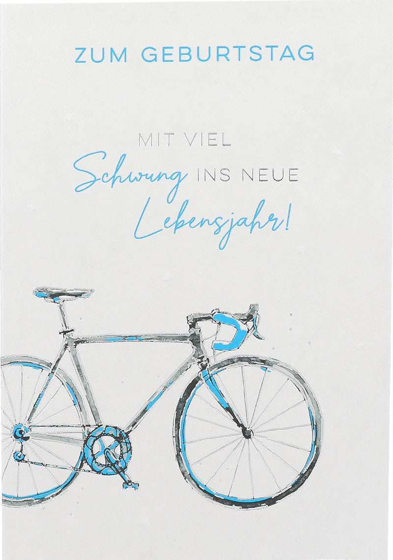 Zum Geburtstag Mit viel Schwung ins... Depesche