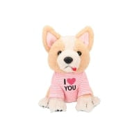 TOPModel Knuffelhond Corgi Lotti - 18 cm Pluche