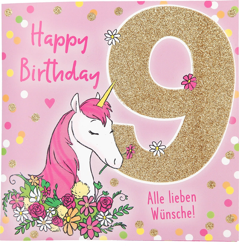9 Happy Birthday Alle lieben Wünsche! Depesche