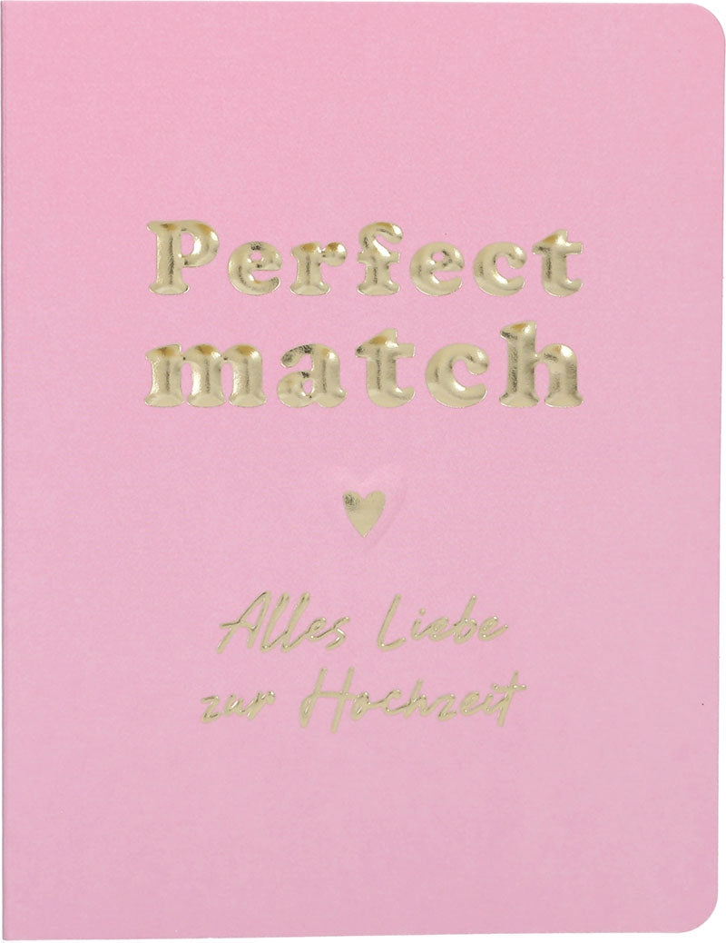 Perfect match Alles Liebe zur Hochzeit Depesche
