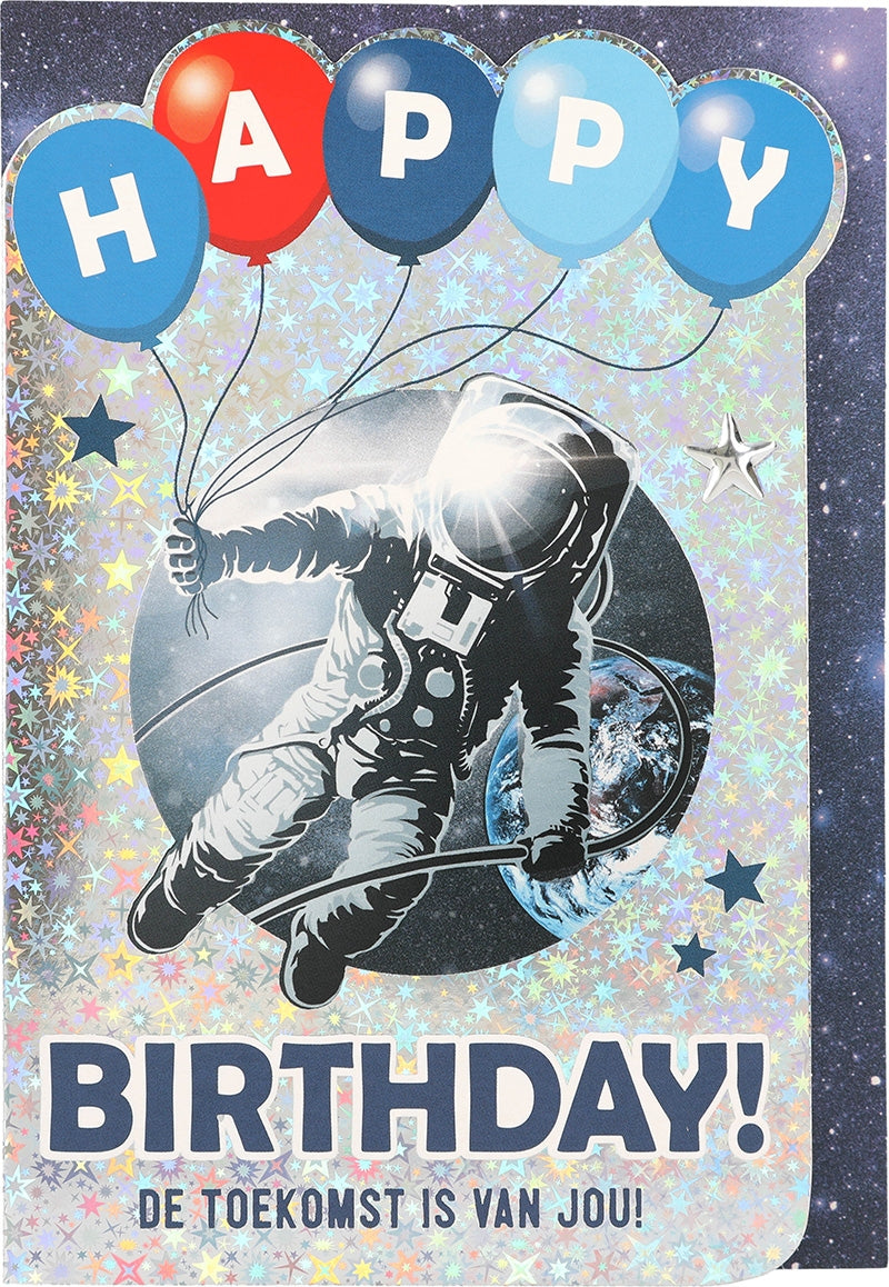Verjaardagskaart 'Happy Birthday! De toekomst is van jou!'