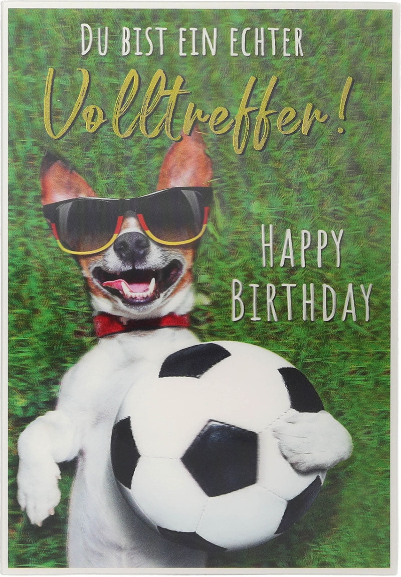 Du bist ein echter Volltreffer! Happy... Depesche