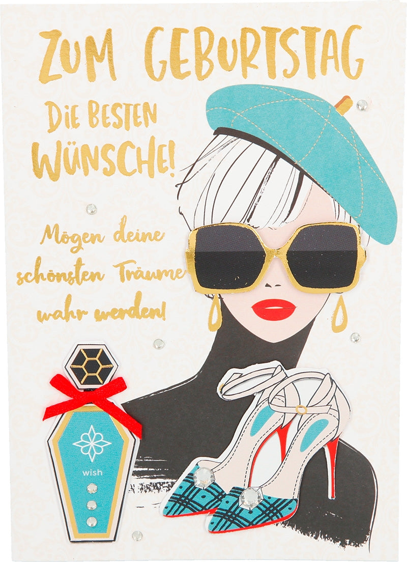 Zum Geburtstag die besten Wünsche... Depesche