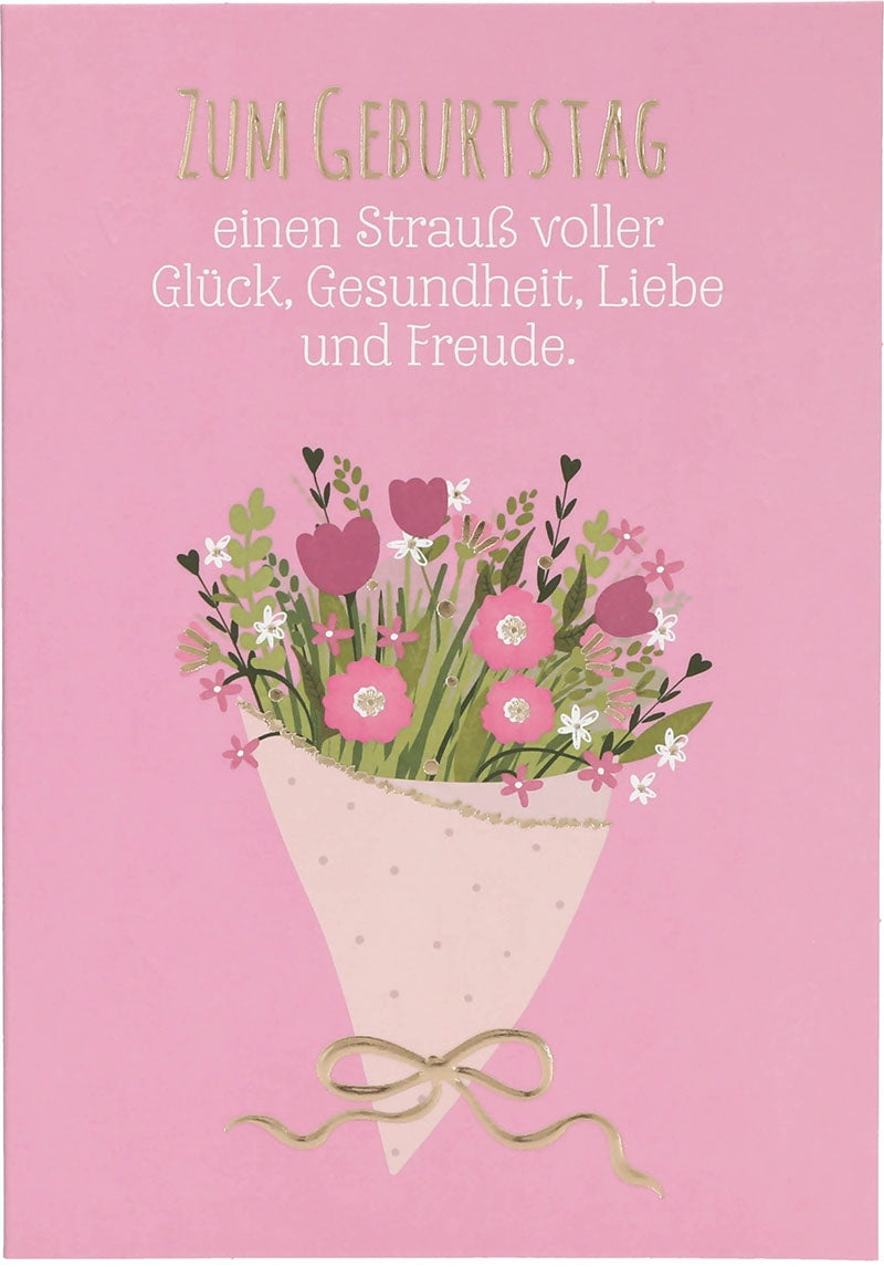 Zum Geburtstag einen Strauß voller... Depesche
