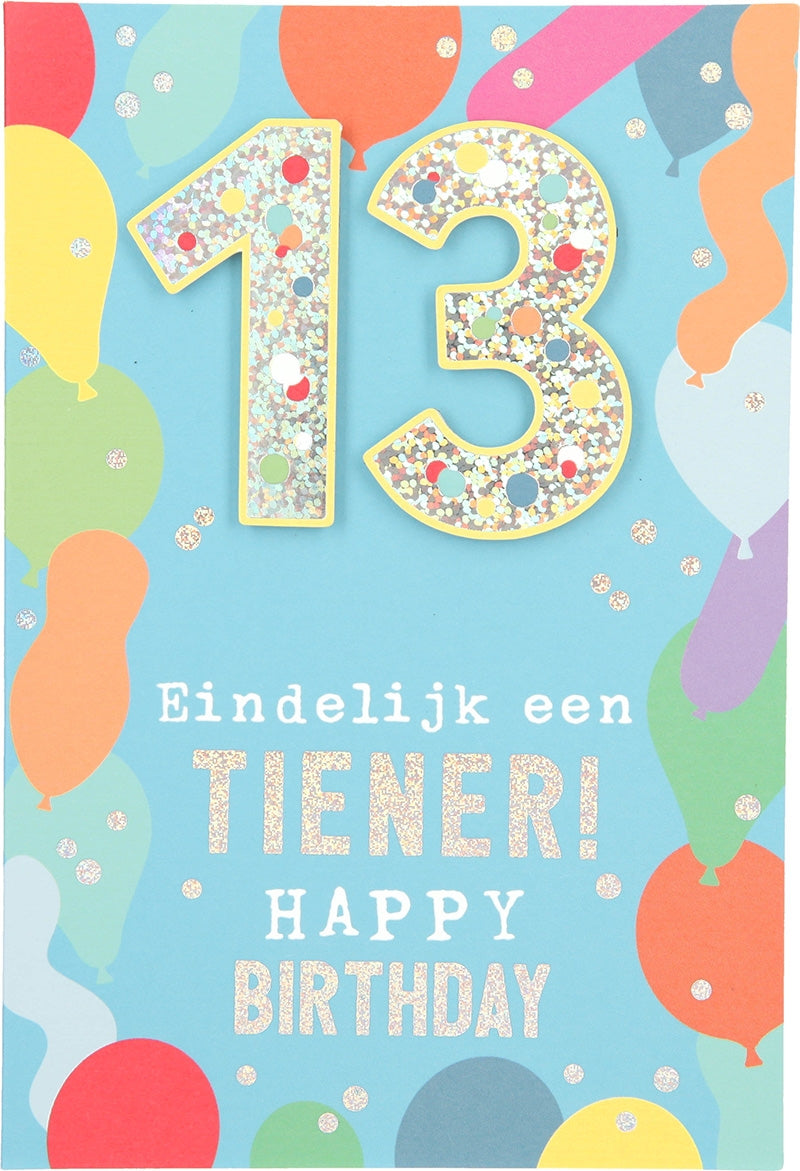 13 Eindelijk een tiener! Happy Birthday Depesche