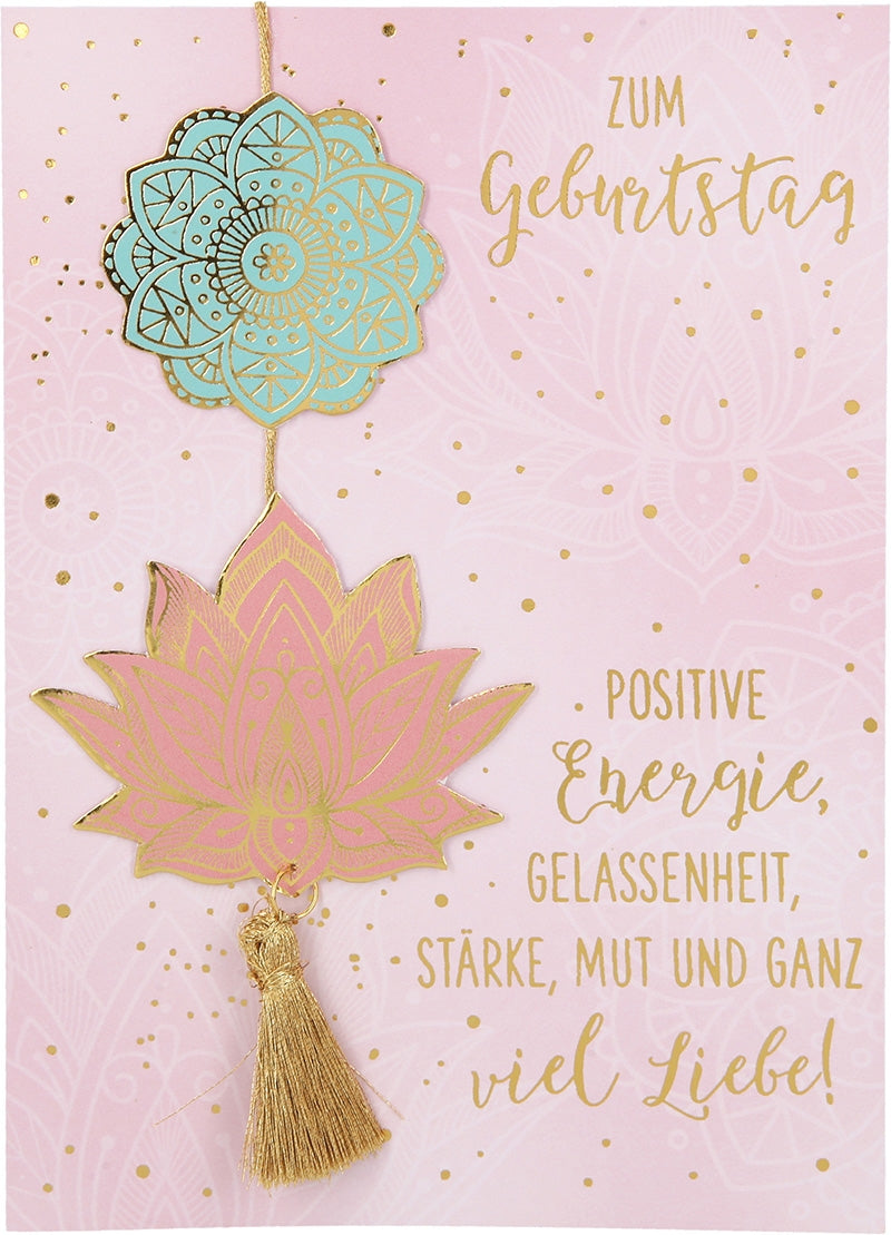 Zum Geburtstag positive Energie, ... Depesche