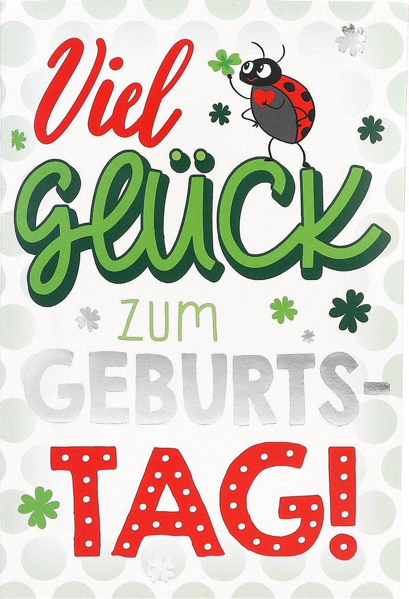 Viel Glück zum Geburtstag! Depesche