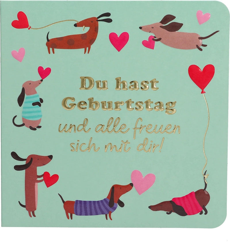 Du hast Geburtstag und alle freuen ... Depesche