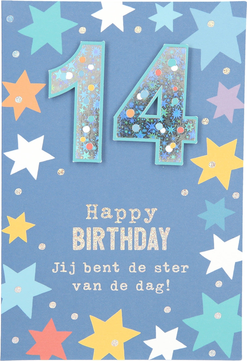14 Happy Birthday Jij bent de ster van.. Depesche