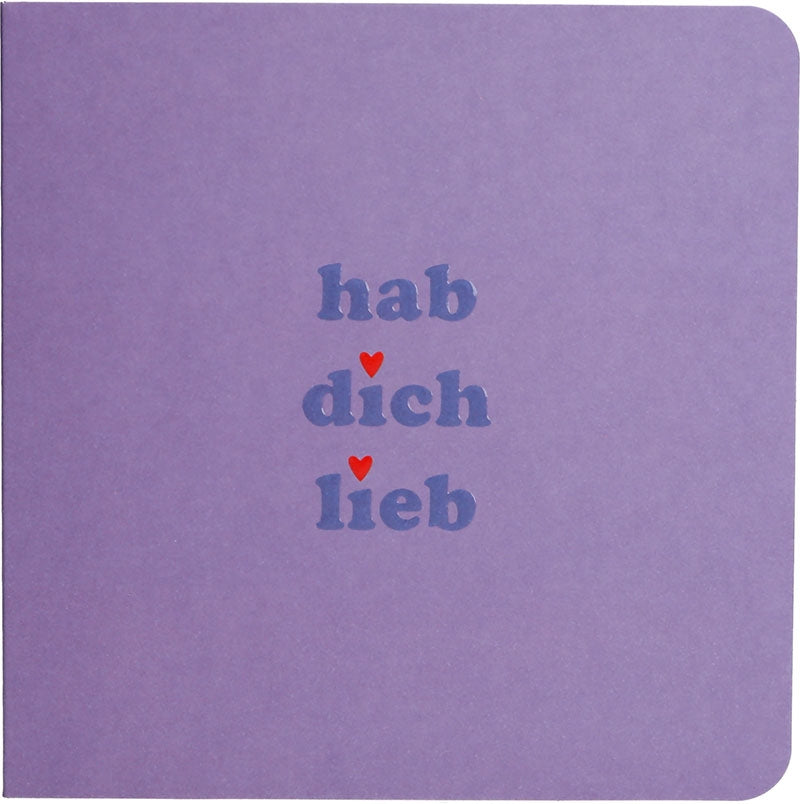 hab dich lieb Depesche