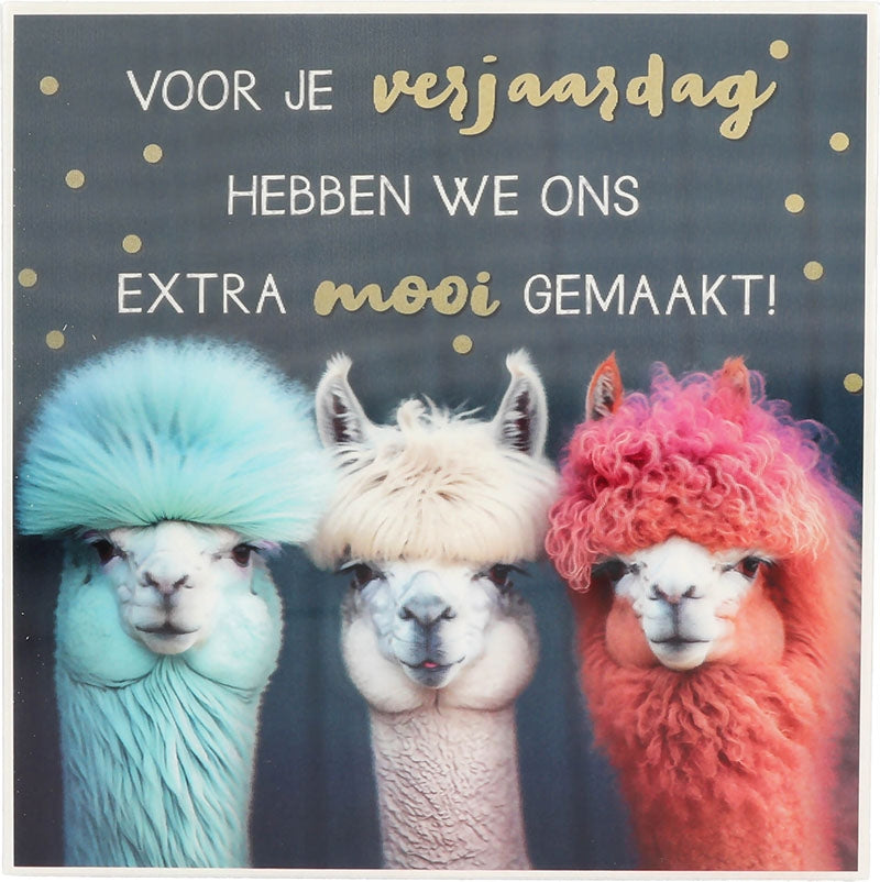 Voor je verjaardag hebben we ons..