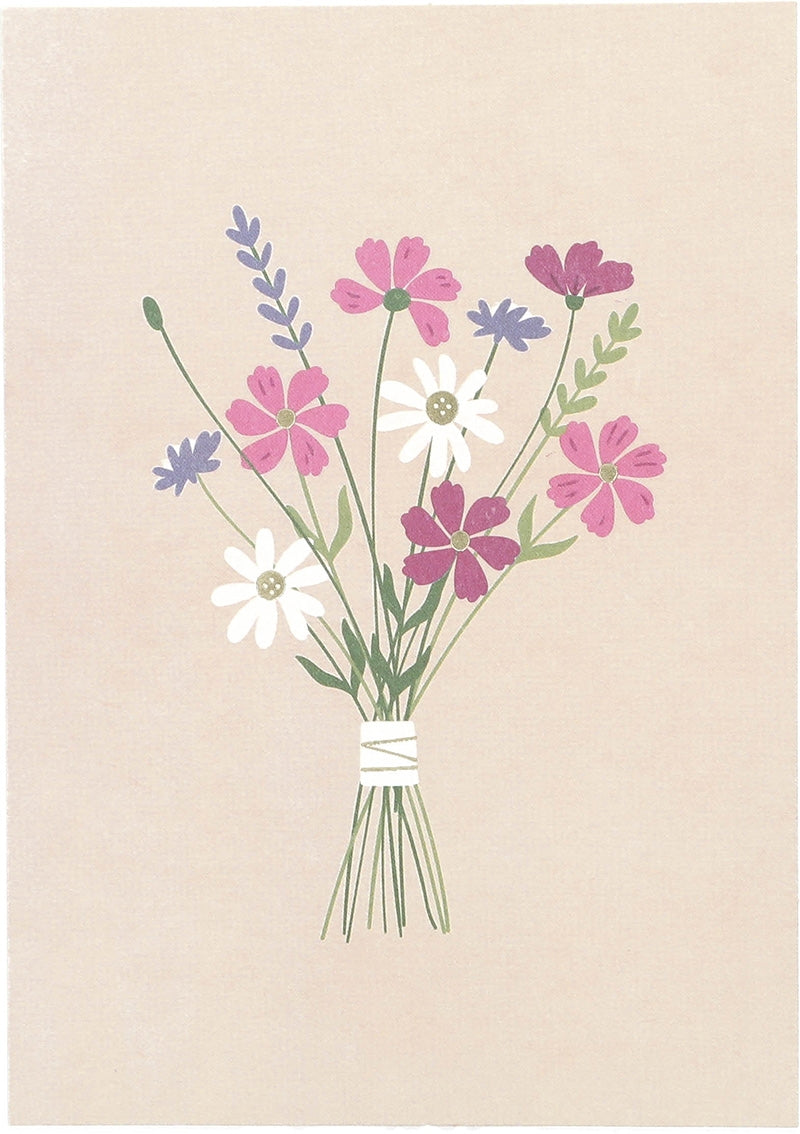 ohne Text - Blumenstrauß Depesche