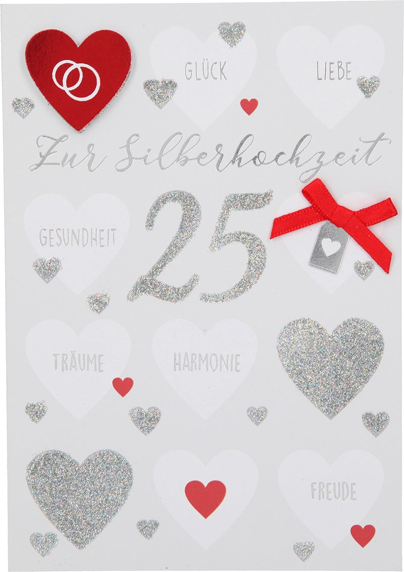 Zur Silberhochzeit Glück Liebe Träume... Depesche