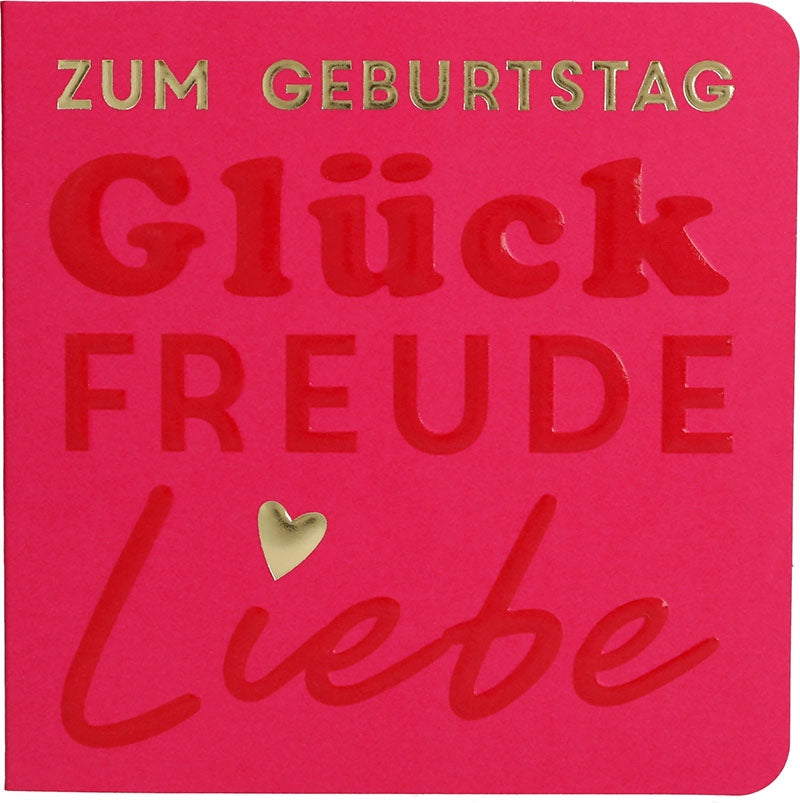 Zum Geburtstag Glück Freude Liebe Depesche