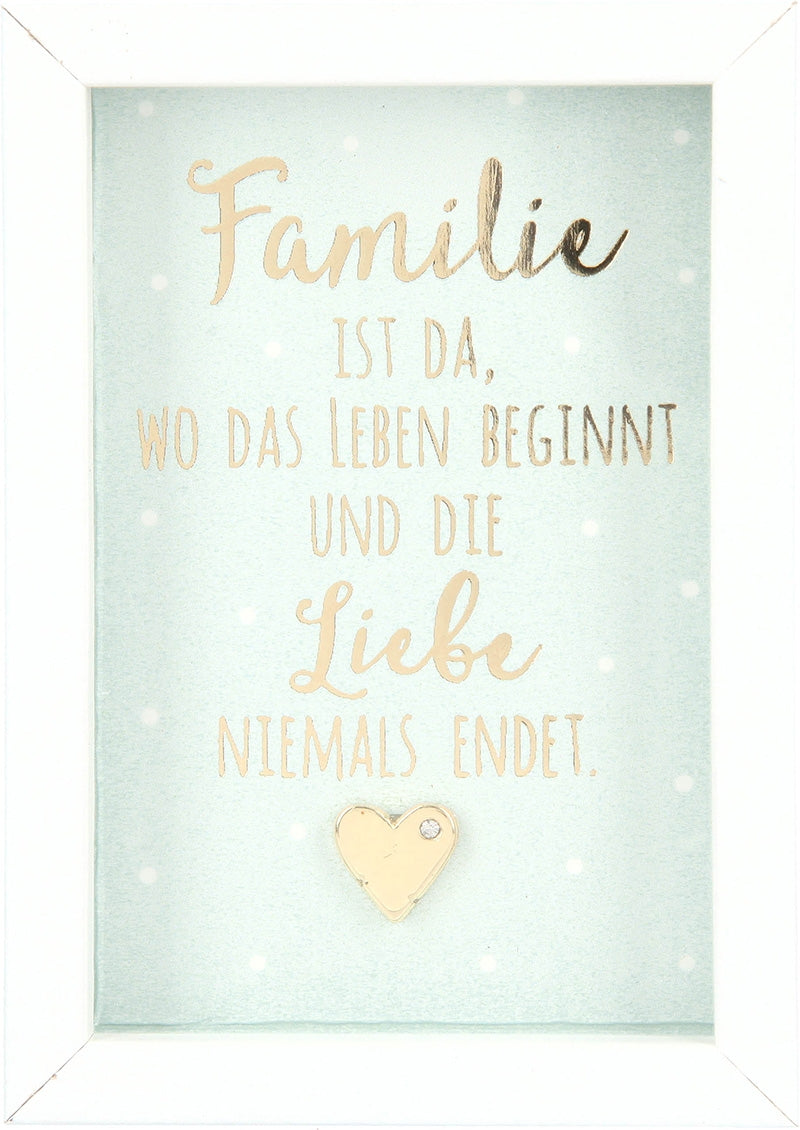 Familie ist da, wo das Leben beginnt... Depesche