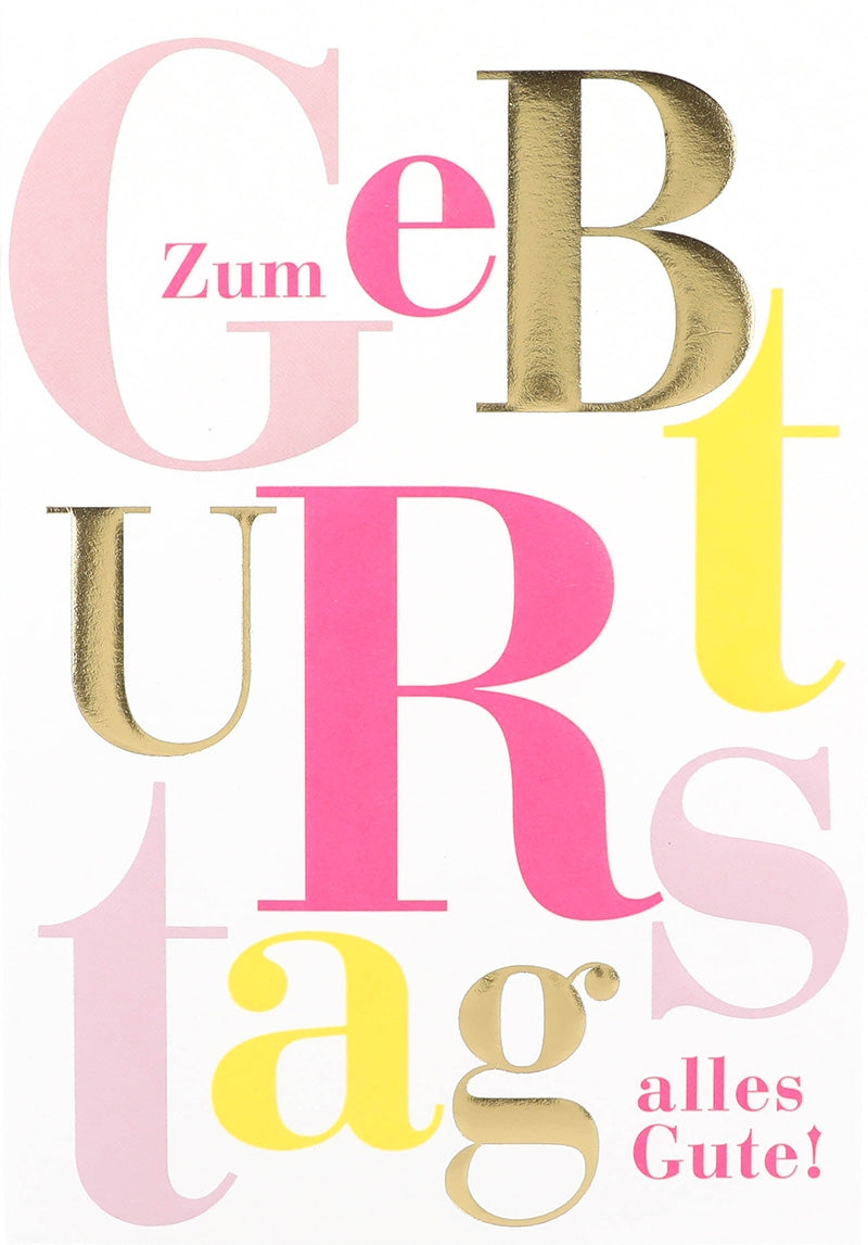 Zum Geburtstag alles Gute! Depesche