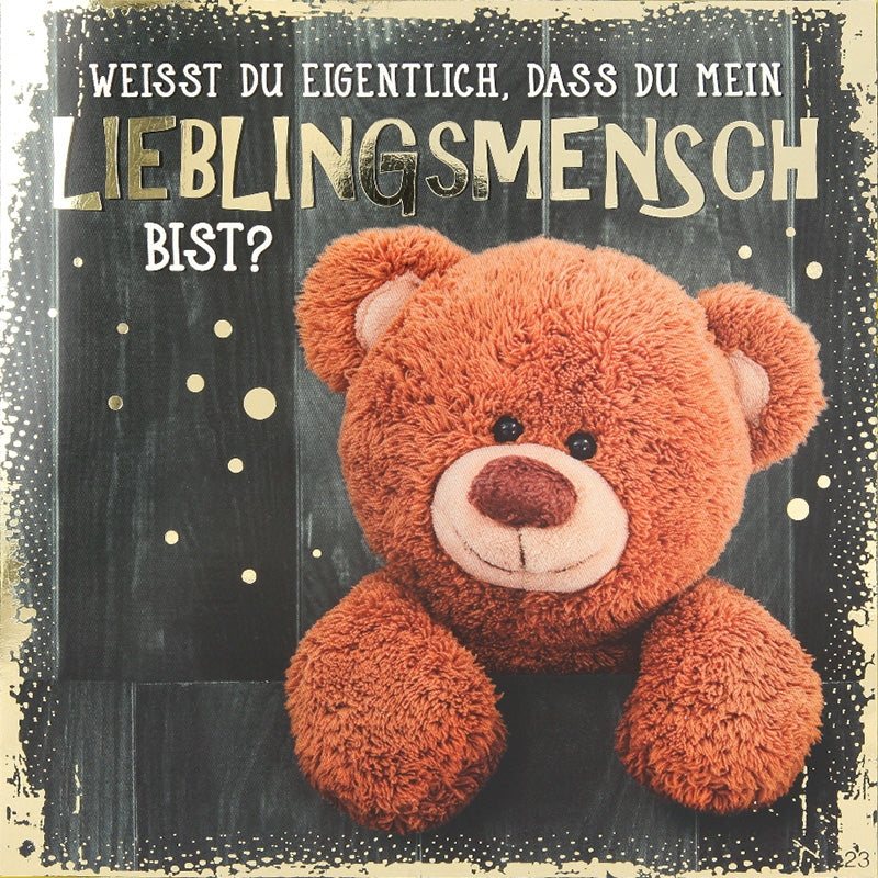 Weisst du eigentlich, dass du mein... Depesche