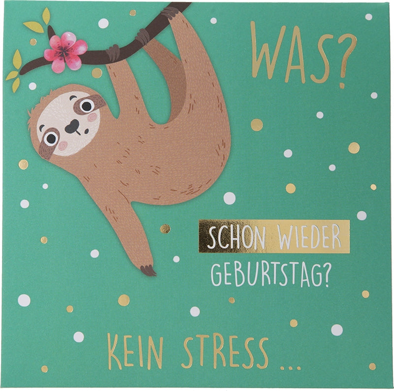 Was? Schon wieder Geburtstag? Kein... Depesche