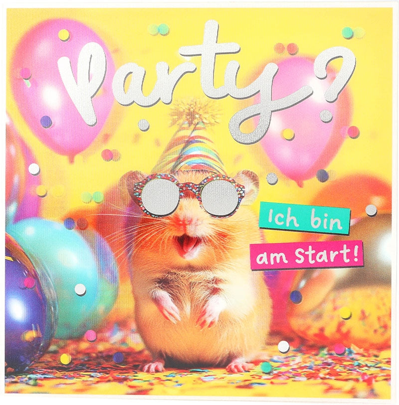 Party? Ich bin am Start! Depesche