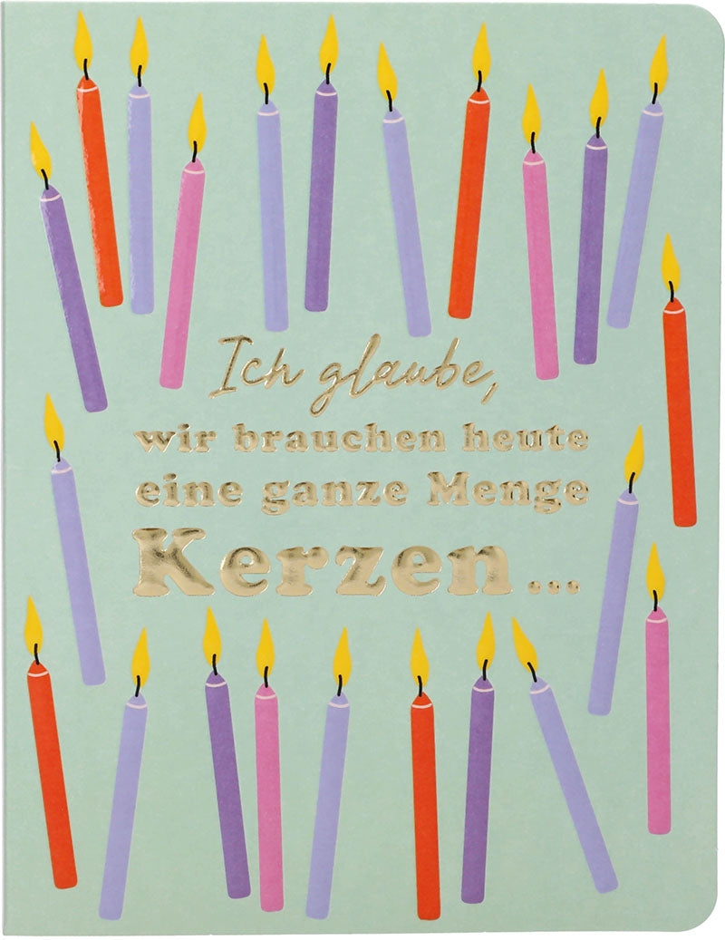Ich glaube, wir brauchen heute eine... Depesche