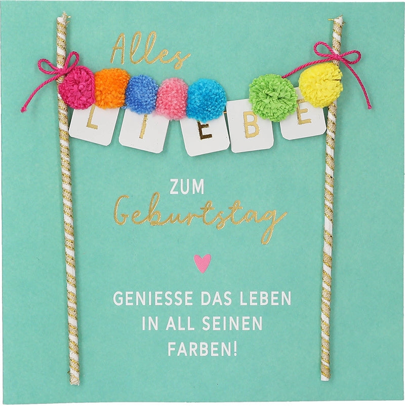 Alles Liebe zum Geburtstag geniesse ... Depesche