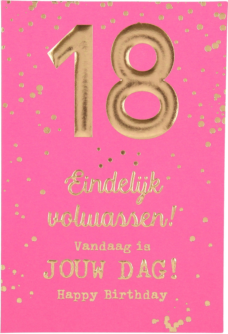 18 Eindelijk volwassen! Vandaag is jouw Depesche