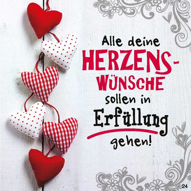Alle deine Herzenswünsche sollen in... Depesche