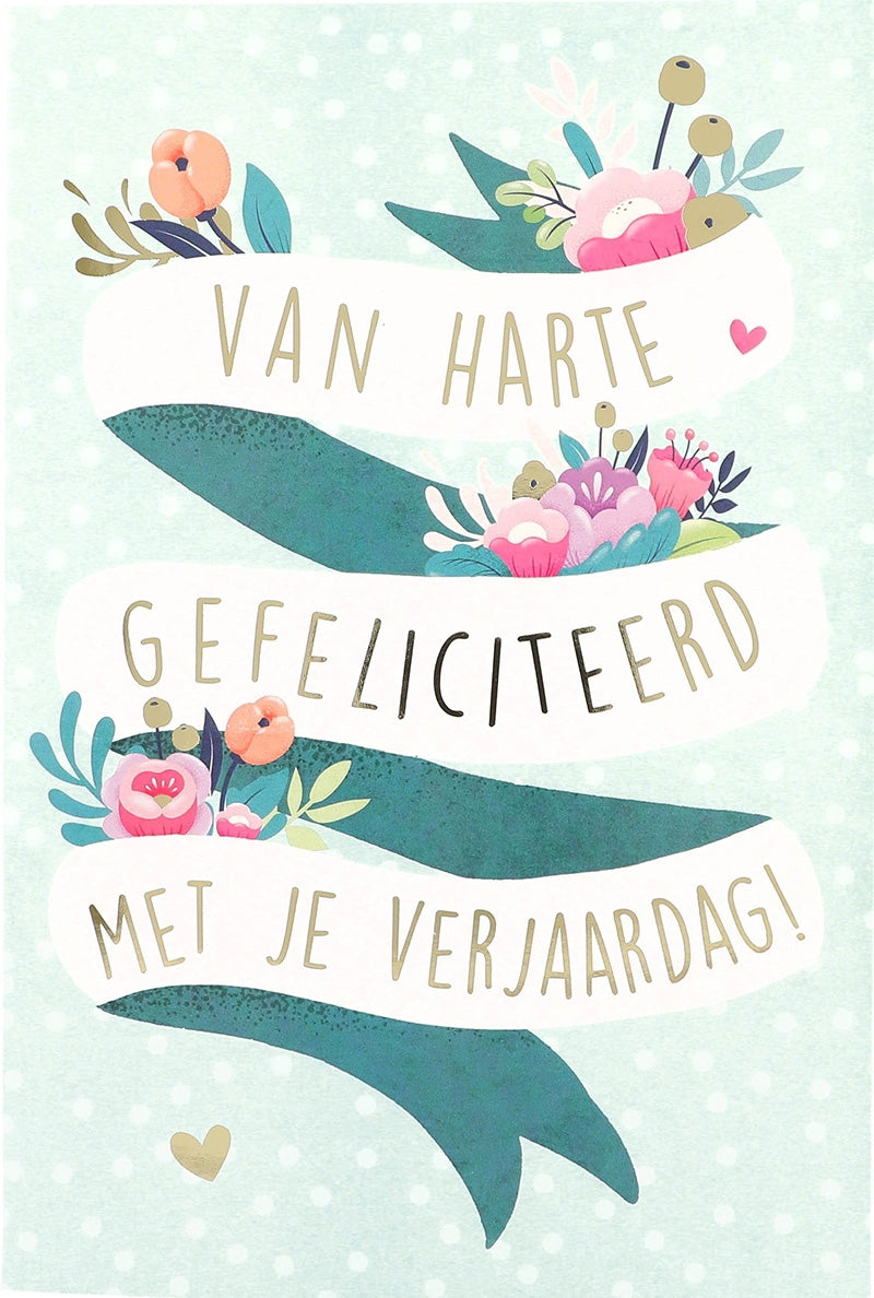 Van harte gefeliciteerd met je ... Depesche