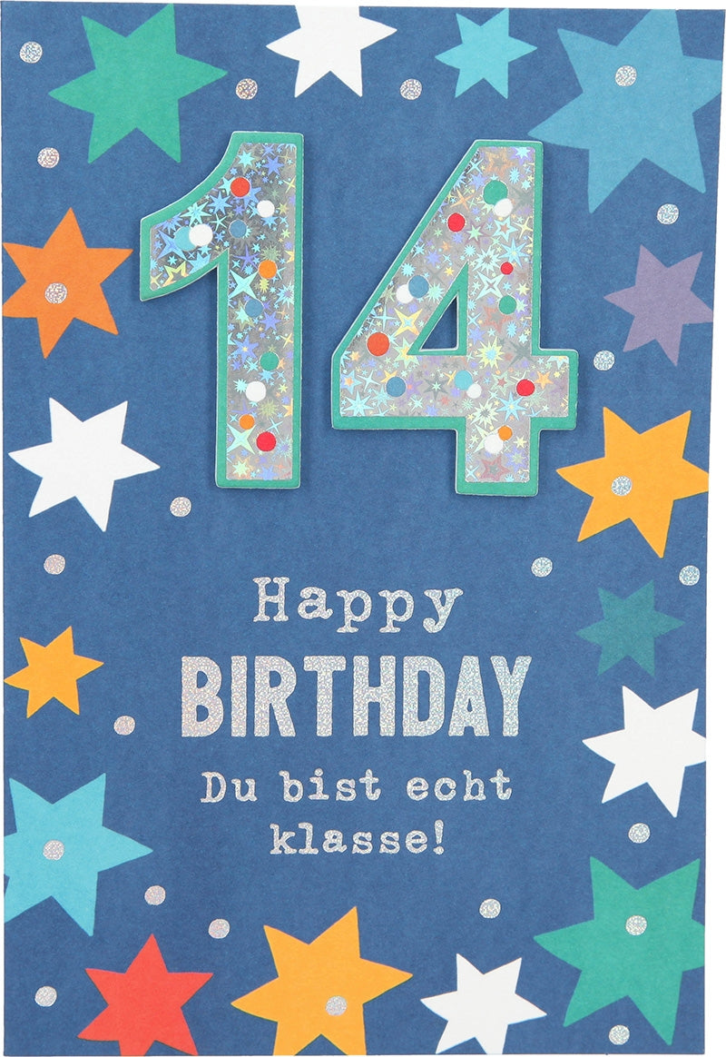 14 Happy Birthday Du bist echt klasse! Depesche