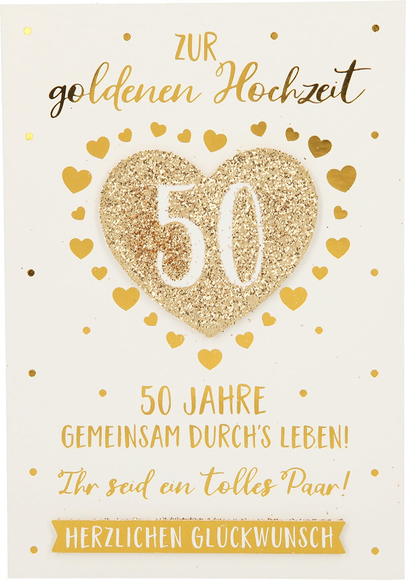 Zur goldenen Hochzeit 50 Jahre gemeinsam Depesche