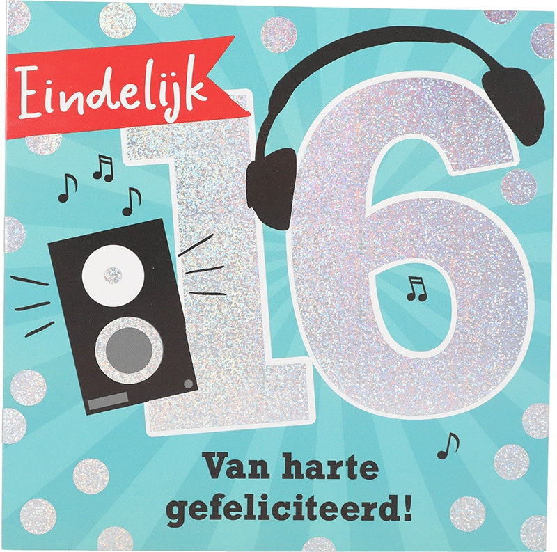 16 Eindelijk Van harte gefeliciteerd! Depesche