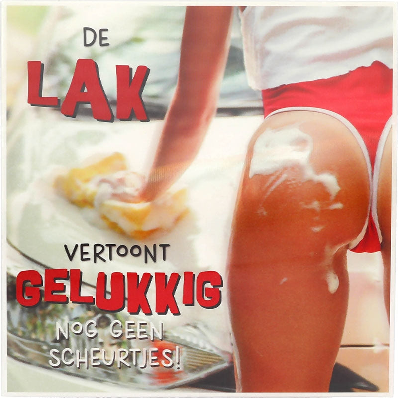 De lak vertoont gelukkig nog geen...
