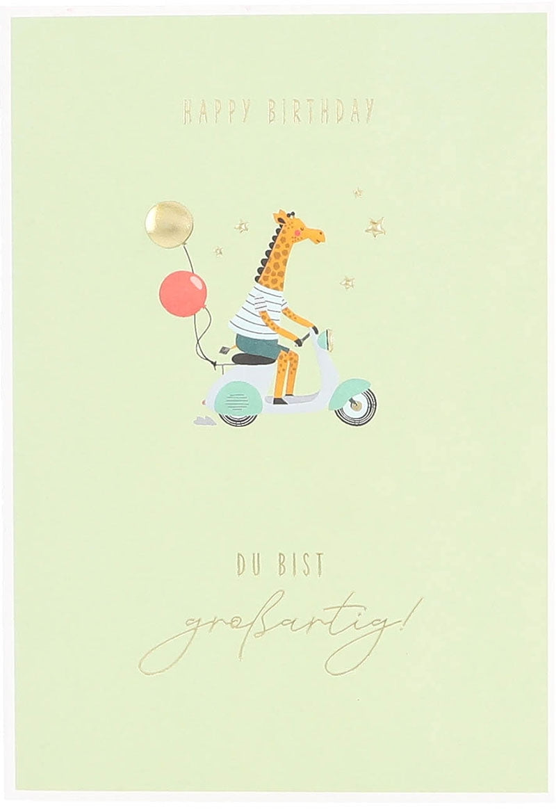 Happy Birthday Du bist großartig! Depesche