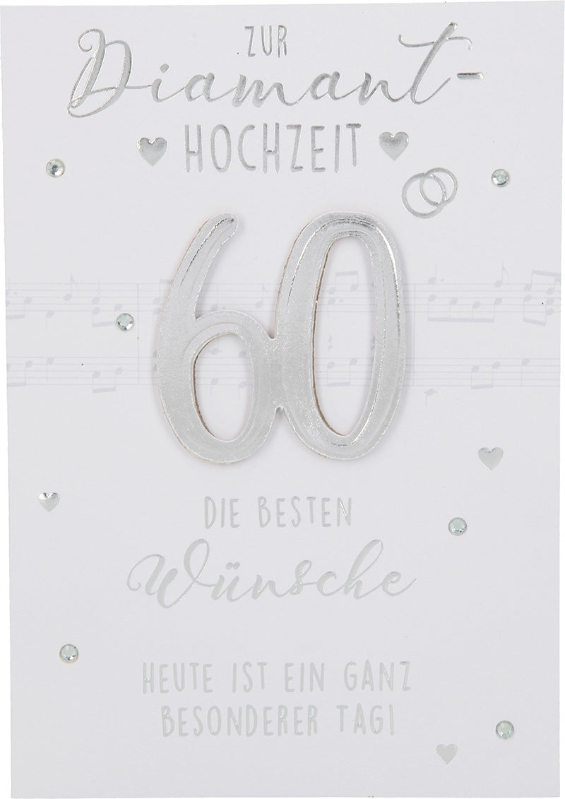 Zur Diamanthochzeit die besten Wünsche Depesche
