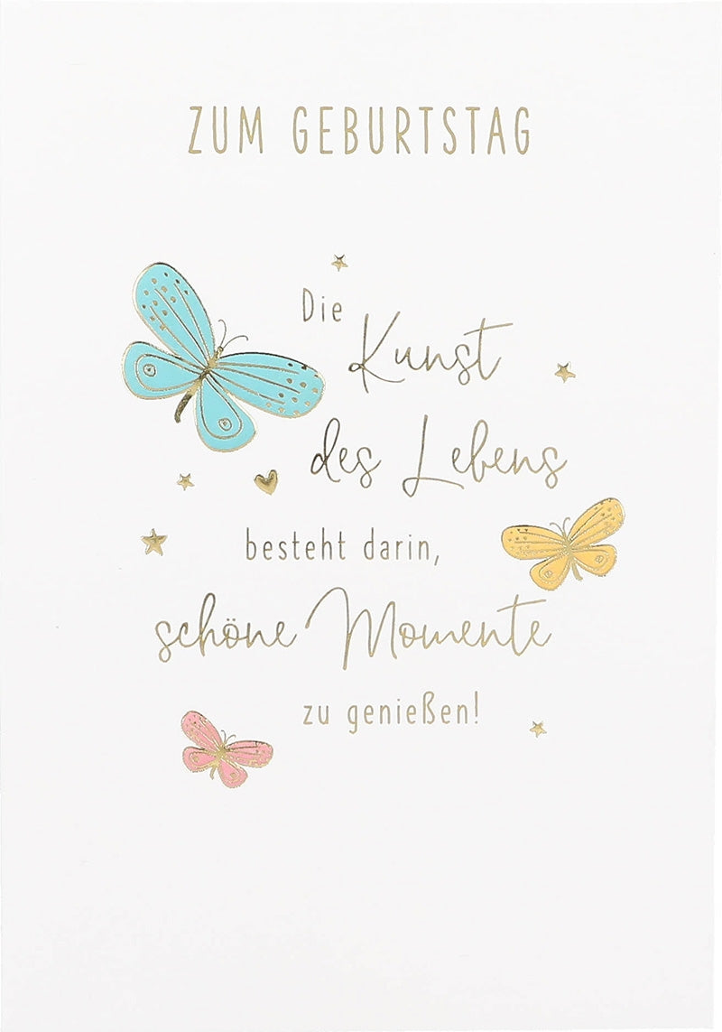 Zum Geburtstag Die Kunst des Lebens... Depesche