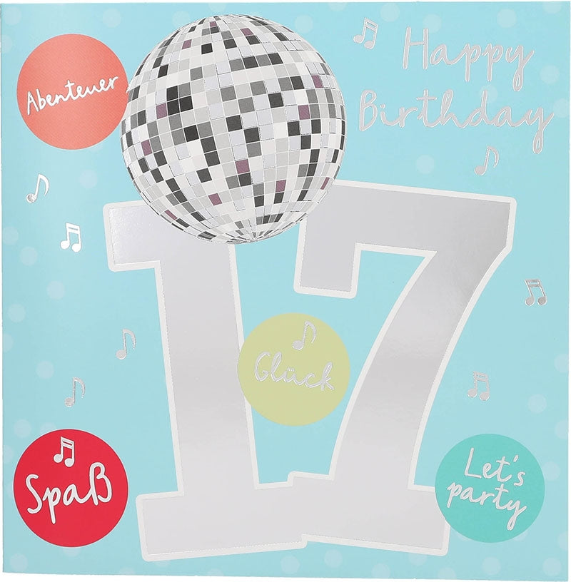 Happy Birthday 17 Abenteuer Spaß... Depesche