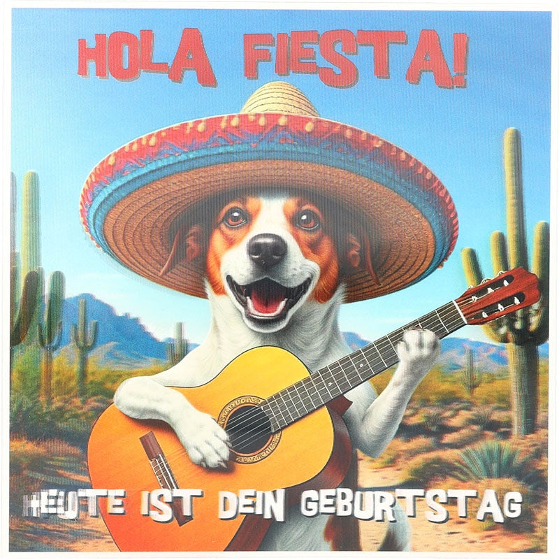 Hola Fiesta! Heute ist dein Geburtstag Depesche