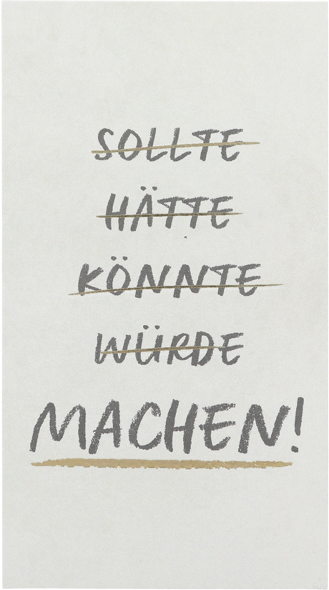 Sollte hätte könnte würde machen! Depesche