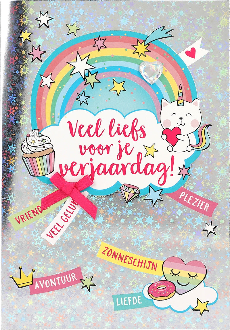 Veel liefs voor je verjaardag! Vrienden Depesche