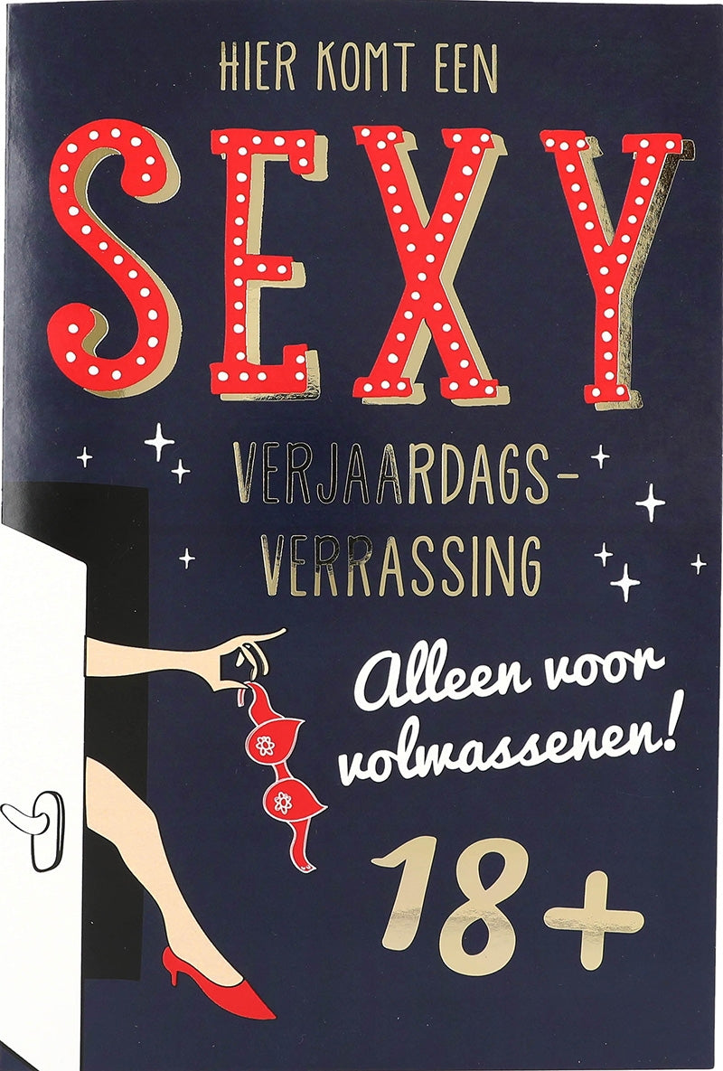 Hier komt een sexy verjaardags-... Depesche