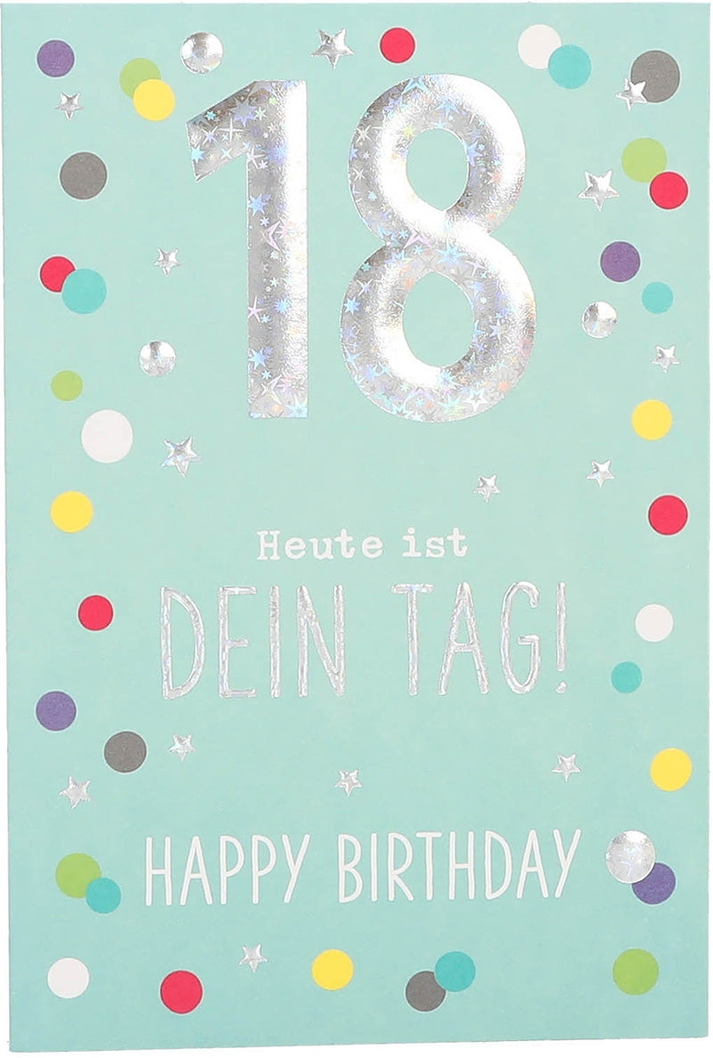 18 Heute ist dein Tag! Happy Birthday Depesche