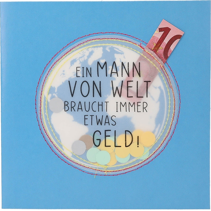 Ein Mann von Welt braucht immer etwas... Depesche