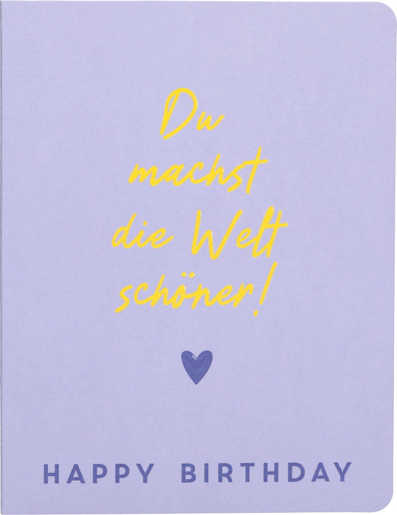 Du machst die Welt schöner! Depesche