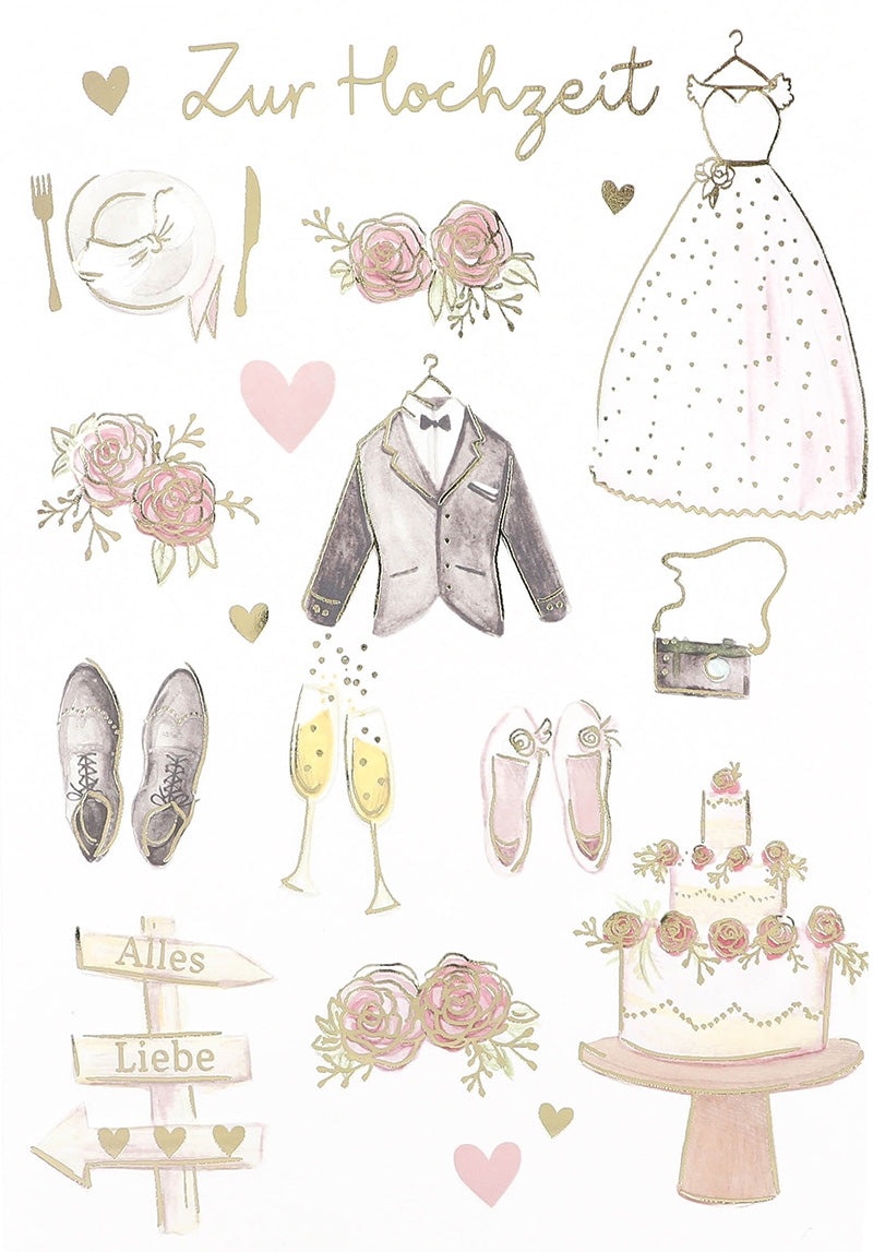 Zur Hochzeit Alles Liebe Depesche