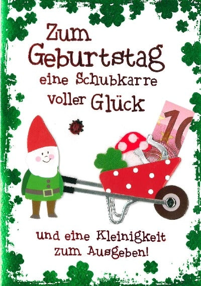 Zum Geburtstag eine Schubkarre voller... Depesche
