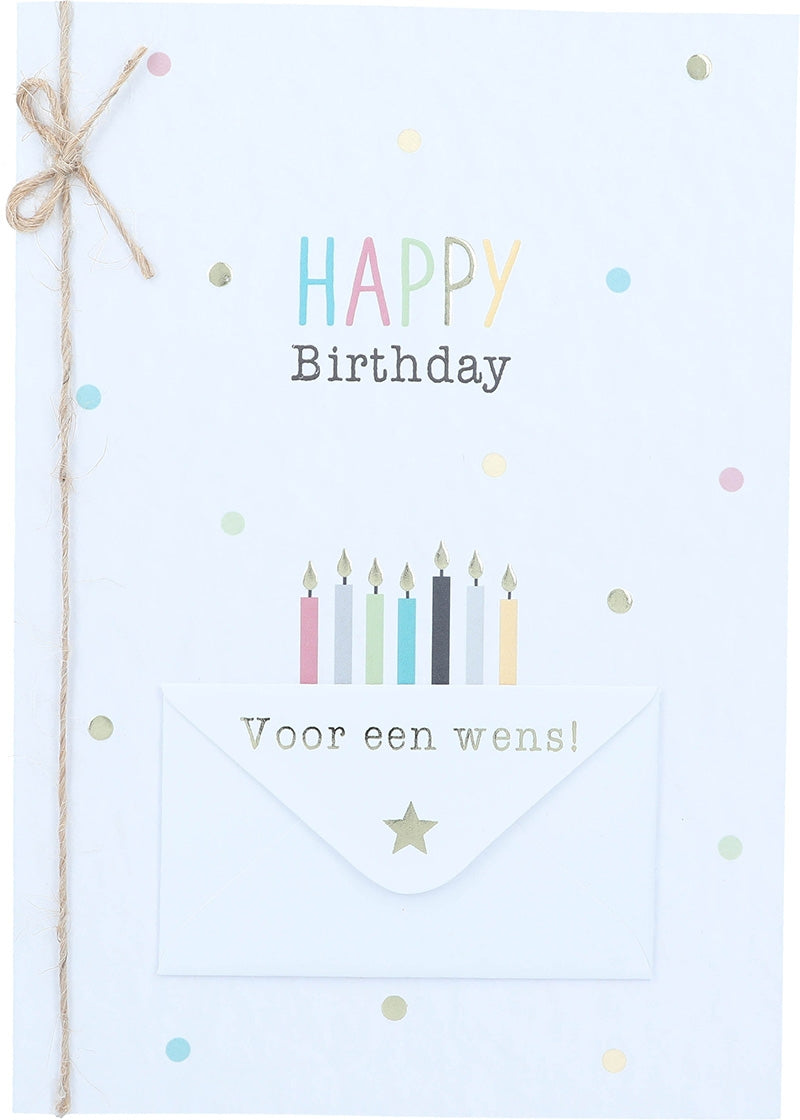 Happy Birthday Voor een wens! Depesche