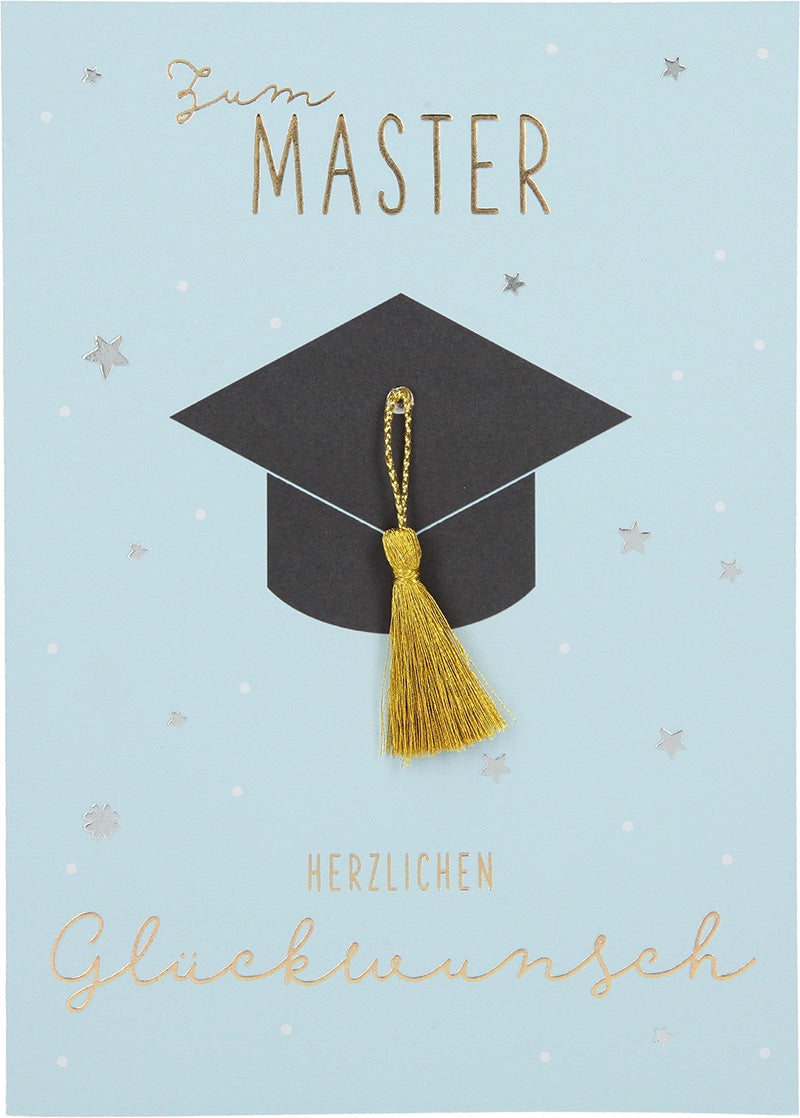 Zum Master - Herzlichen Glückwunsch Depesche